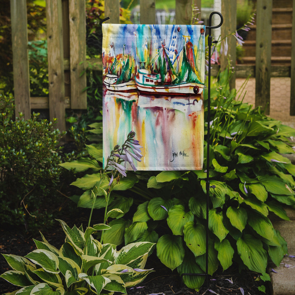 Ocean Springs Shrimp Boats Garden Flag Mailbox Decorative Yard Banner Outside Patio Artwork for Flower Beds, Garden Size, Multicolor