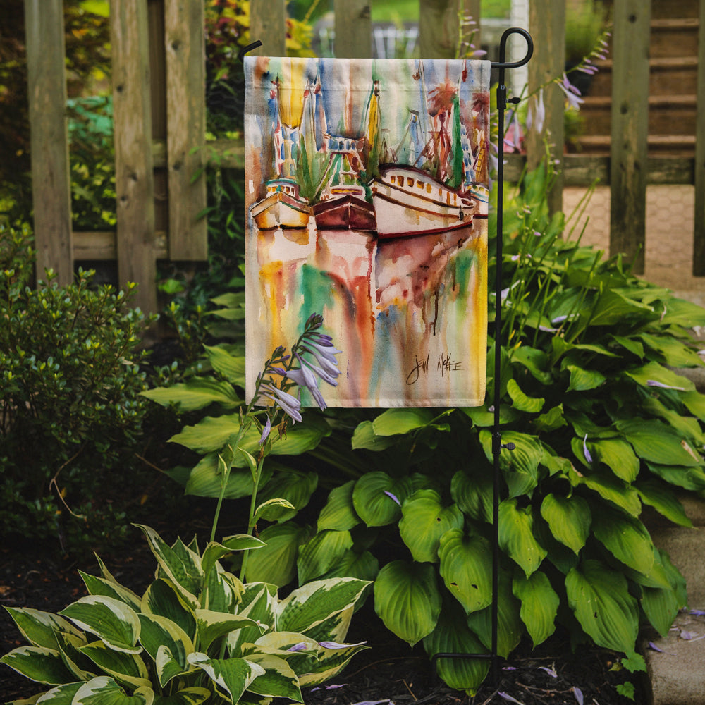 Ocean Springs Deep Sea Fishing Boats Garden Flag Mailbox Decorative Yard Banner Outside Patio Artwork for Flower Beds, Garden Size, Multicolor