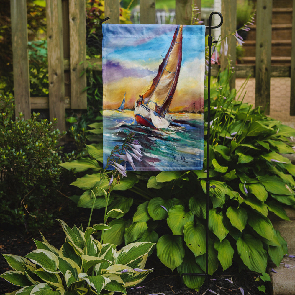 Horn Island Sailboat Race Garden Flag Mailbox Decorative Yard Banner Outside Patio Artwork for Flower Beds, Garden Size, Multicolor