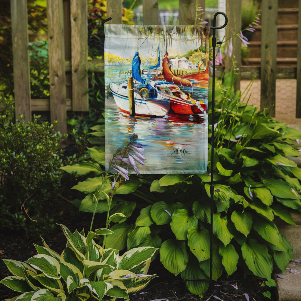 Ecor Rouge Sailboat Garden Flag Mailbox Decorative Yard Banner Outside Patio Artwork for Flower Beds, Garden Size, Multicolor