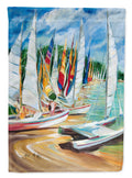 Eastern Shore Sailboats Garden Flag Mailbox Decorative Yard Banner Outside Patio Artwork for Flower Beds, Garden Size, Multicolor