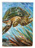 Loggerhead Sea Turtle Garden Flag Mailbox Decorative Yard Banner Outside Patio Artwork for Flower Beds, Garden Size, Multicolor