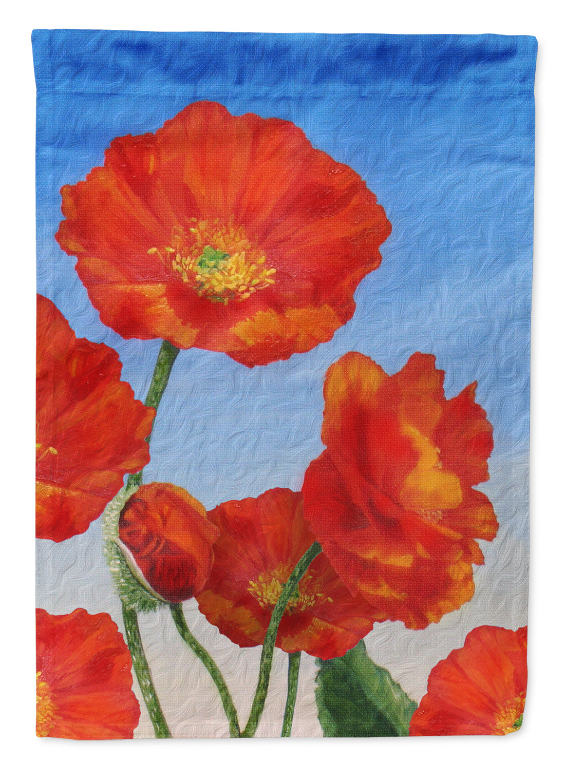 Poppies by Sinead Jones Garden Flag Mailbox Decorative Yard Banner Outside Patio Artwork for Flower Beds, Garden Size, Multicolor