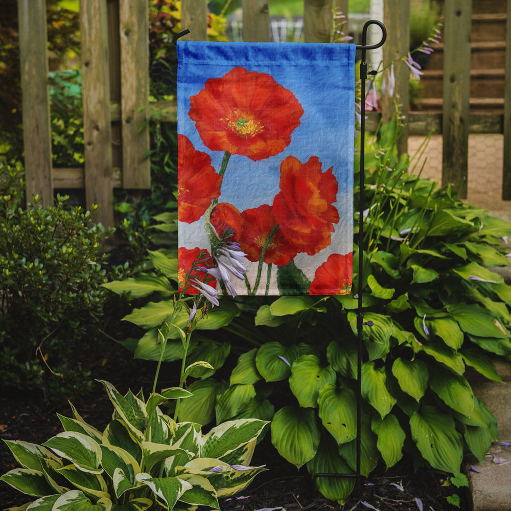 Poppies by Sinead Jones Garden Flag Mailbox Decorative Yard Banner Outside Patio Artwork for Flower Beds, Garden Size, Multicolor