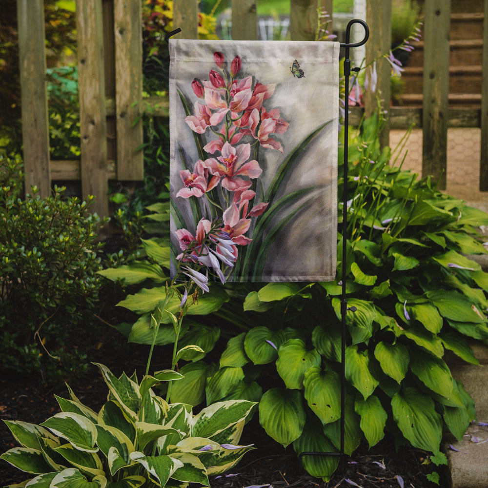 Orchids by Judith Yates Garden Flag Mailbox Decorative Yard Banner Outside Patio Artwork for Flower Beds, Garden Size, Multicolor