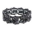 Teardrop Cluster Stretch Evening Bracelet