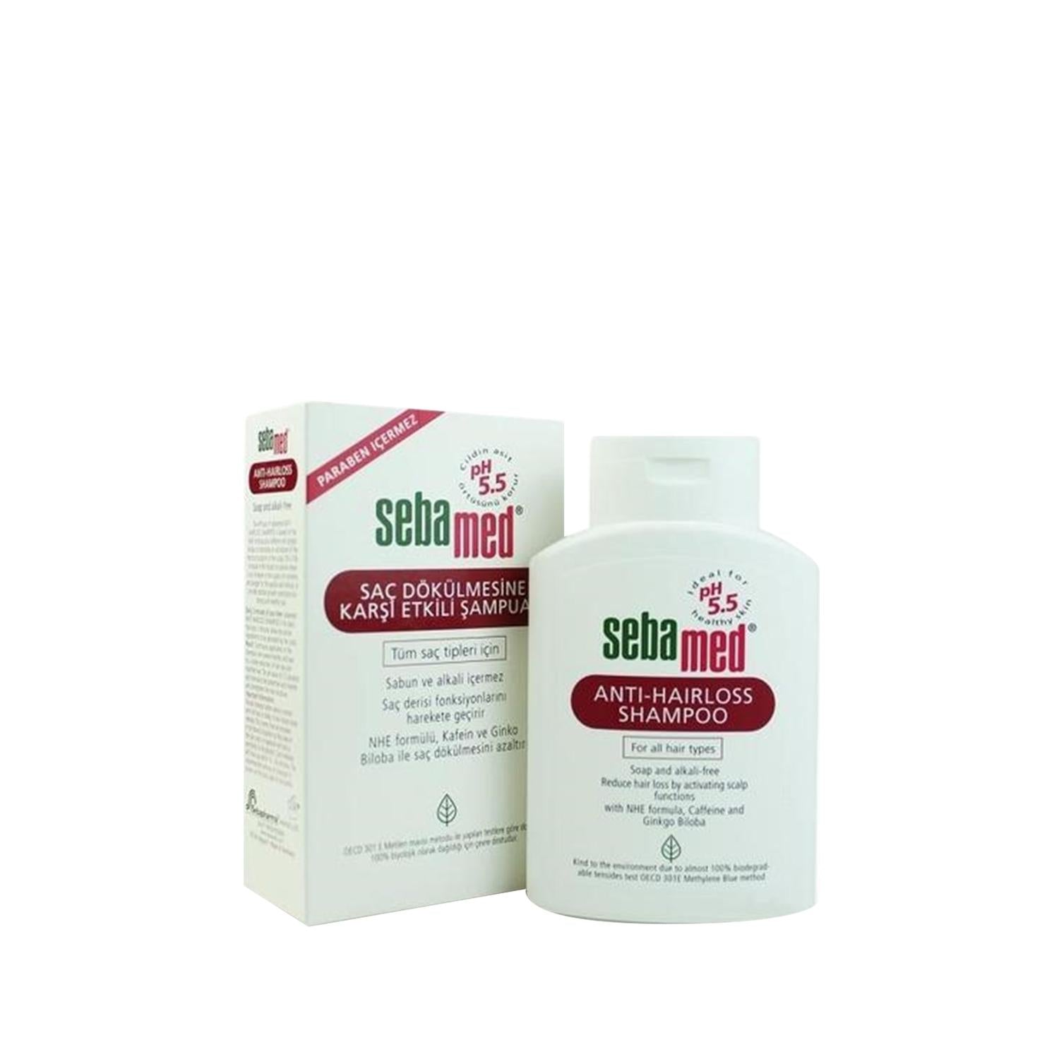 Sebamed Anti-Hair Loss Shampoo 400ml - Gentle, Dermatologically Tested for Sensitive Scalps