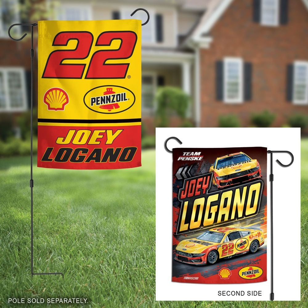 Joey Logano 2 Sided Garden Flag 2025