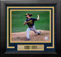 Josh Hader in Action Milwaukee Brewers 8" x 10" Framed Baseball Photo