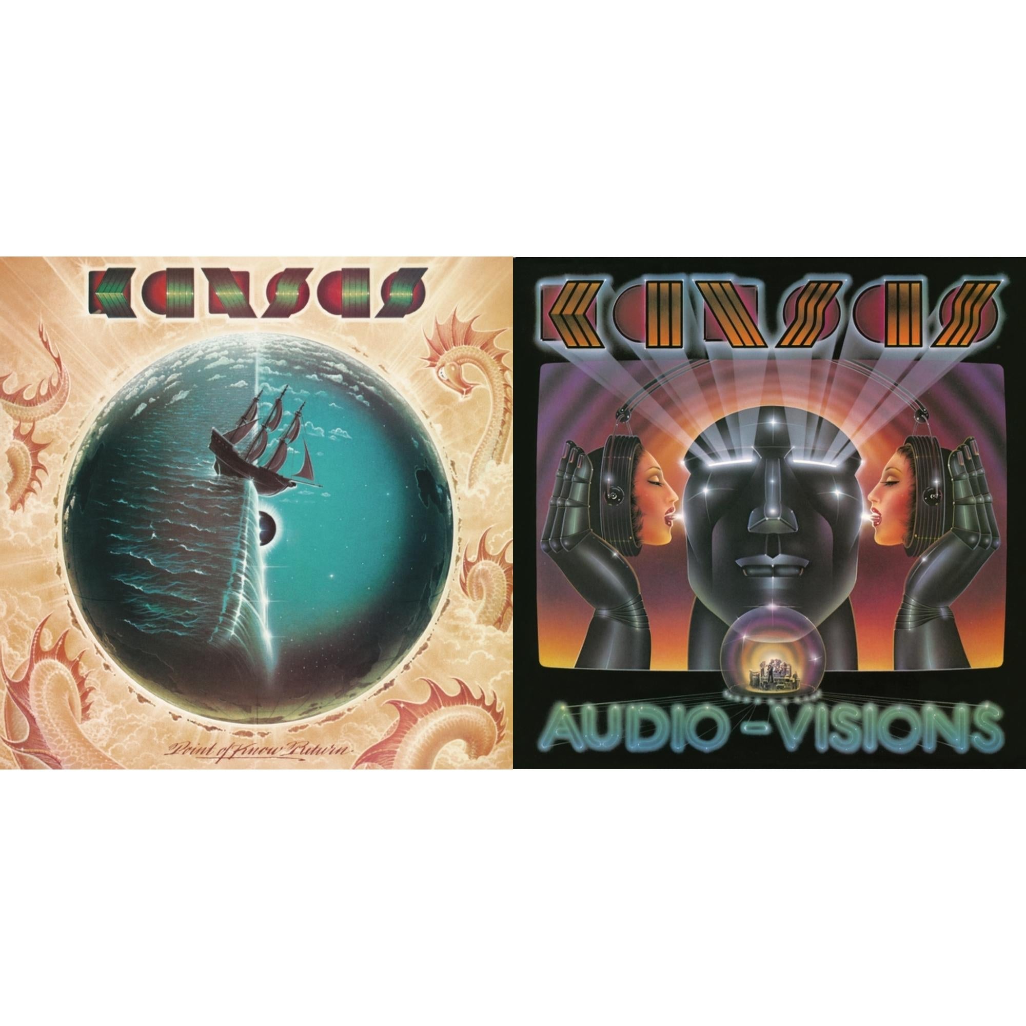 Kansas - Point Of Know Return (Dl Code) & Audio Visions (Translucent Blue Swirl LP Vinyl/180G/Gatefold/Poster/Limited)