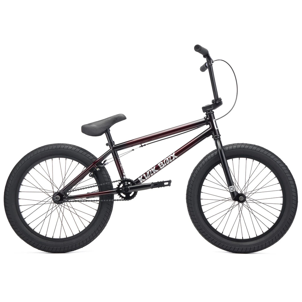 Kink 2027 Curb 20" Complete BMX Bike - Black Cherry