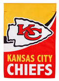 KC Chiefs Garden Flag 2 Sided NFL