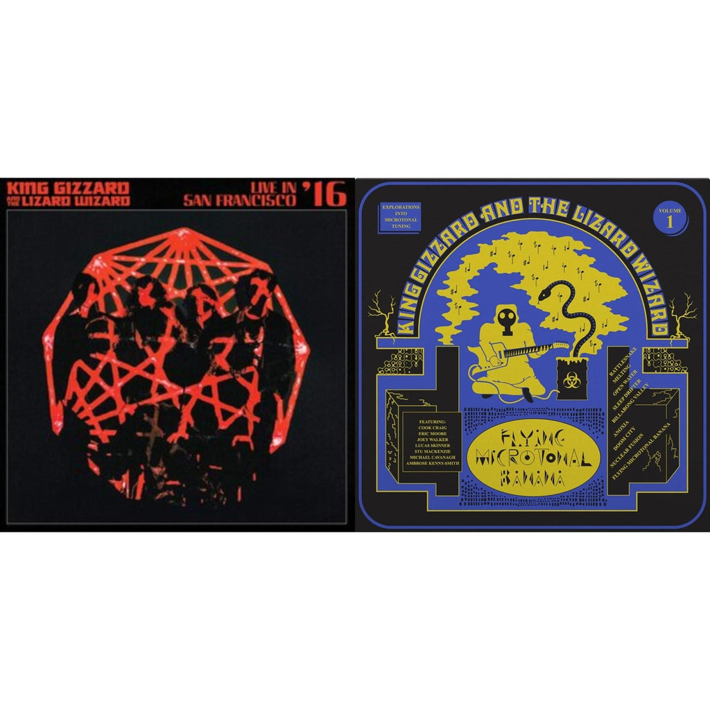Live In San Francisco '16 (Deluxe/2LP/Fog/Sunburst Vinyl) & Flying Microtonal Banana (Randomly Colored Recycled LP Vinyl)