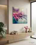 Dreamy Pink Gerbera Glass Wall Art