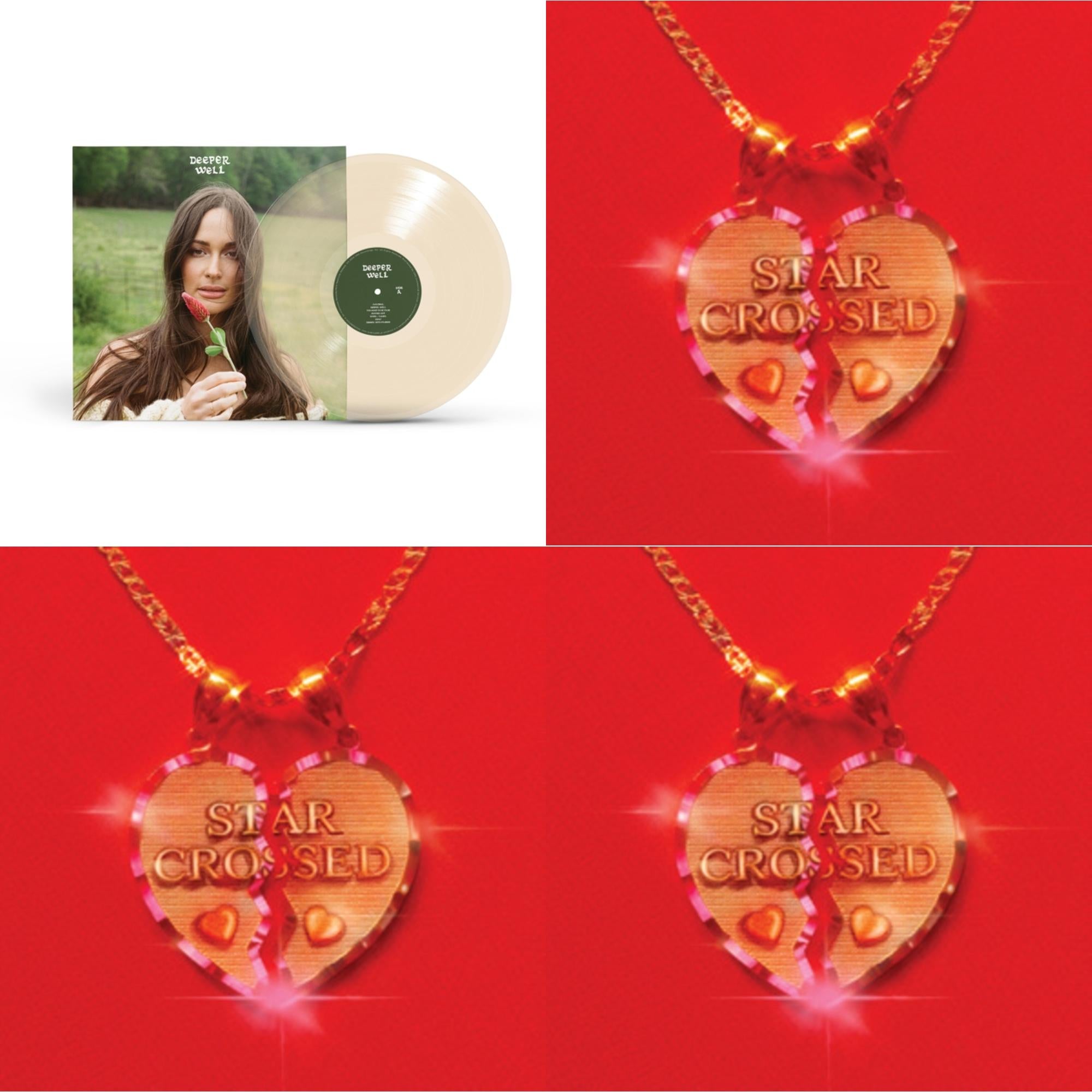 Kacey Musgraves - Star-Crossed (Ruby Red LP Vinyl) & Star-Crossed (Sea Foam LP Vinyl) & Star-Crossed (Neon Yellow LP Vinyl) & Deeper Well (Transparent Cream LP Vinyl)