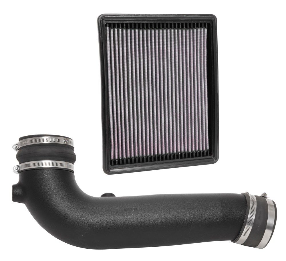 Airaid 17-18 GMC Sierra 1500/Yukon Denali 6.2L V8 F/I Airaid Jr Intake Kit - Oiled / Red Media 200-751