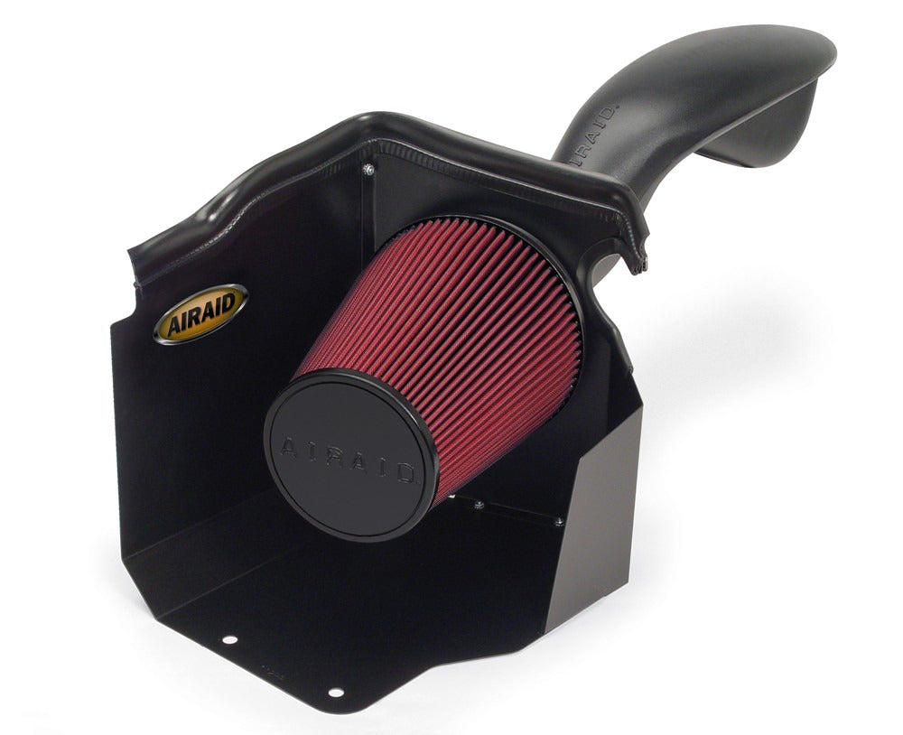 Airaid 99-06 Chevy Silverado 4.8/5.3/6.0L (w/Low Hood) CAD Intake System w/ Tube (Dry / Red Media) 201-145