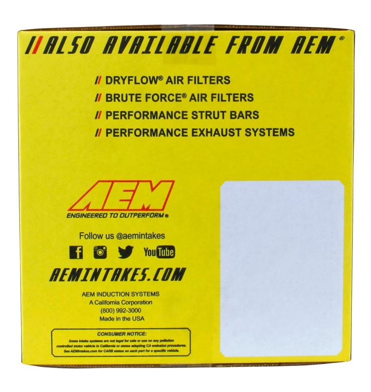 AEM Induction Cold Air Intake Syst em-C.A.S. SUBARU IMPREZA AIP21-478WR