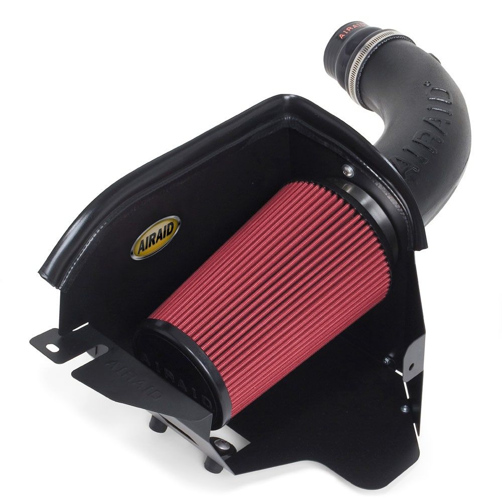 Airaid 07-11 Jeep Wrangler JK 3.8L CAD Intake System w/ Tube (Dry / Red Media) 311-208