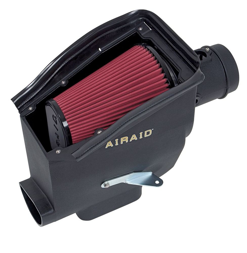 Airaid 08-10 Ford F-250/350 6.4L Power Stroke DSL MXP Intake System w/o Tube (Dry / Red Media) 401-214-1