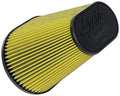 Airaid Universal Air Filter - Cone 6in FLG x 10-3/4x7-3/4in B x 4in T x 9in H - Synthaflow 725-476