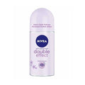 Nivea Double Effect: Smooth Skin Deodorant Roll-on for Women - Closer Shave, Lasting Odor Protection, 50ml