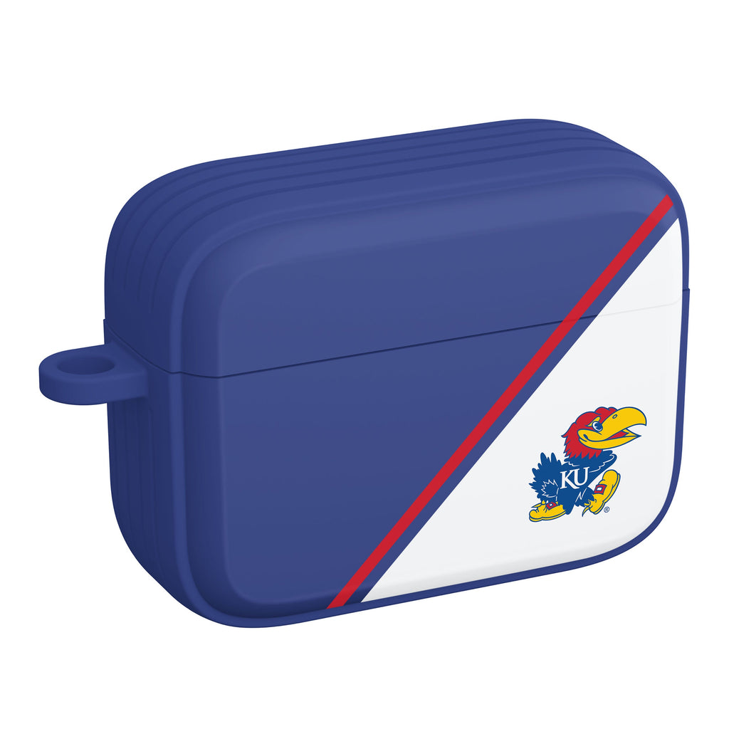 Kansas Jayhawks HDX Champion Series Apple AirPods Pro 1 & 2 Case Cover