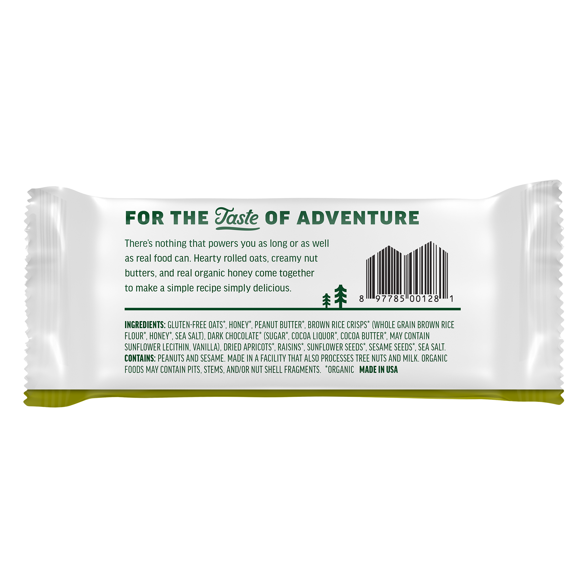 Kate's Real Food Peanut Butter Dark Chocolate Bars - 12pk