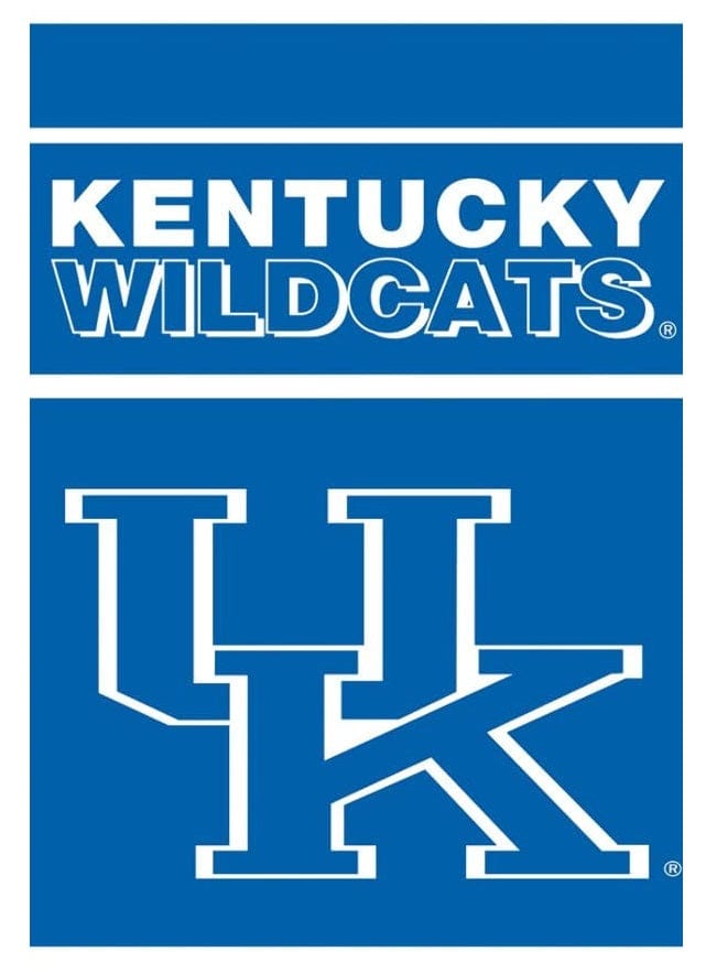 Kentucky Wildcats Garden Flag 2 Sided UK Logo