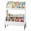 Kids Toy Storage Organizer with Bookshelf and Bins