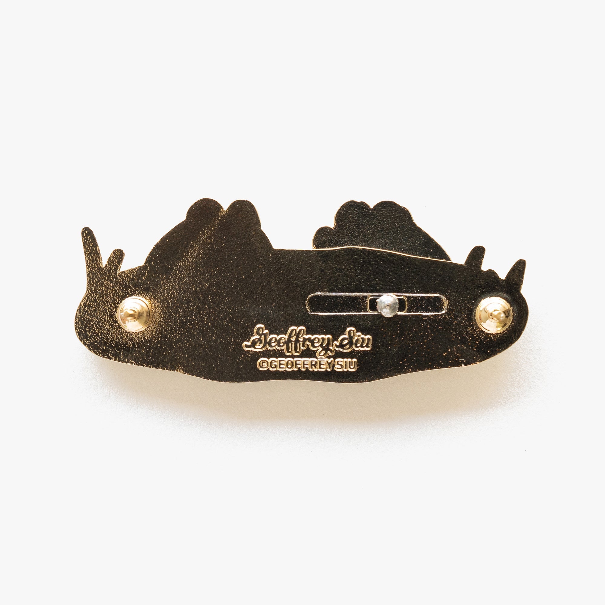 Kissing Frogs Sliding Hard Enamel Pin