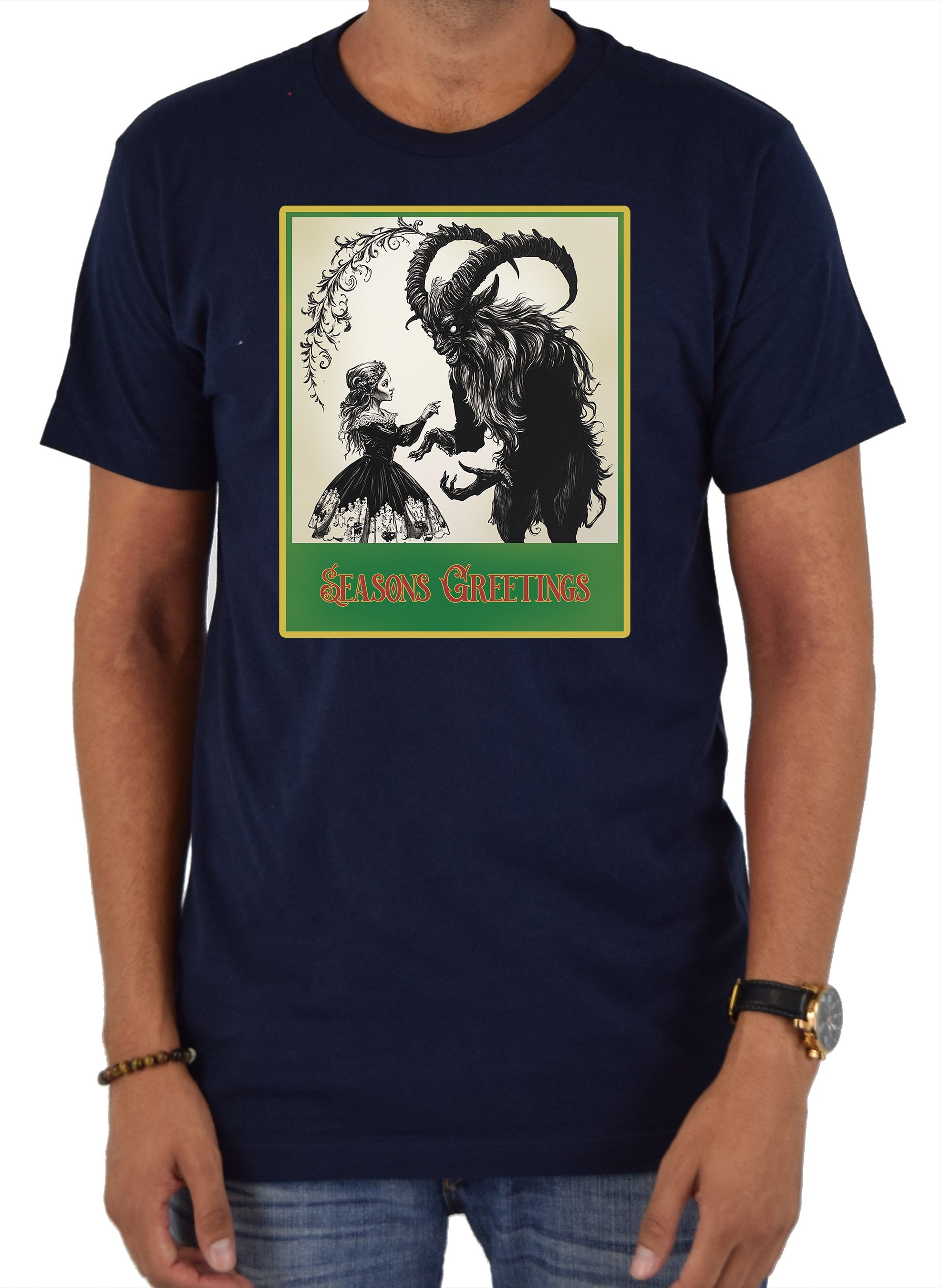 Krampus Seasons Greetings T-Shirt