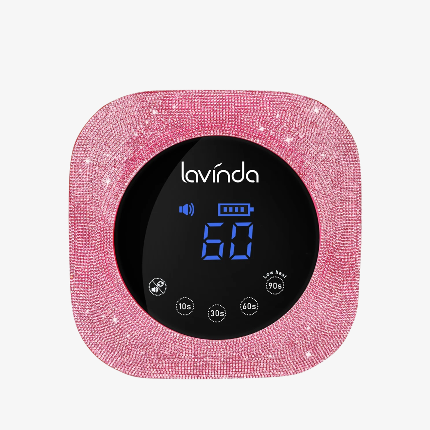 Crown™ Nail Lamp - Pink Diamond - 54W Rechargeable UV/LED