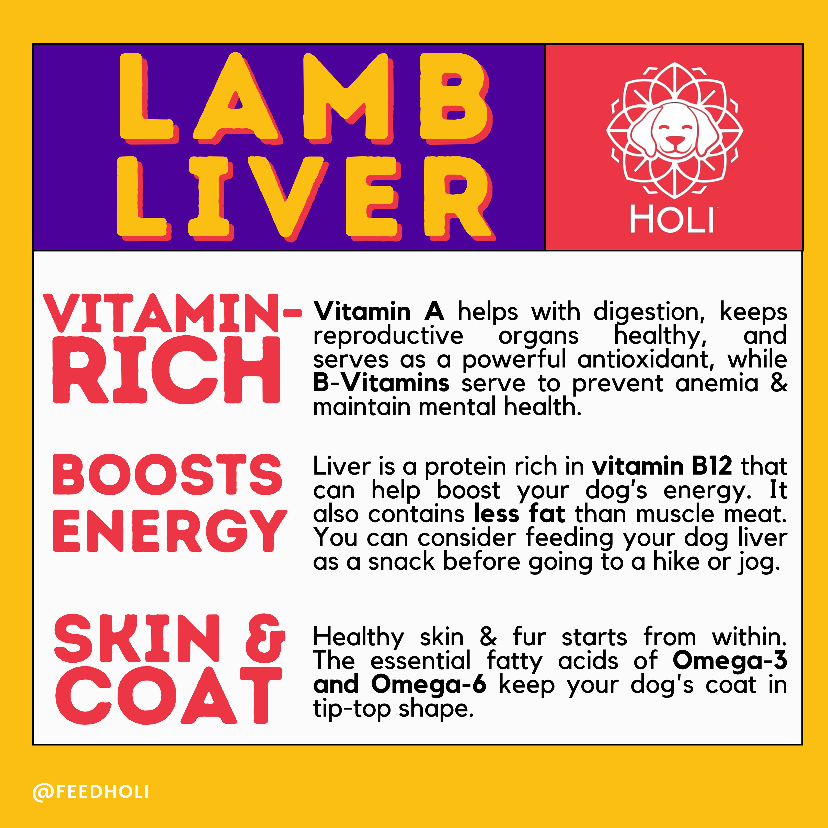 Lamb Liver Dog Food Topper - Freeze Dried - Single Ingredient