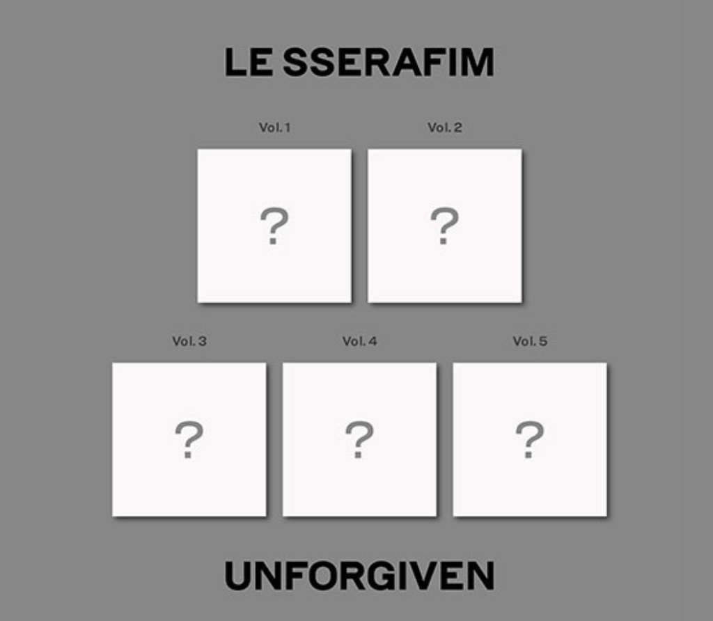 LE SSERAFIM 1st Studio Album - Unforgiven (Compact Version)
