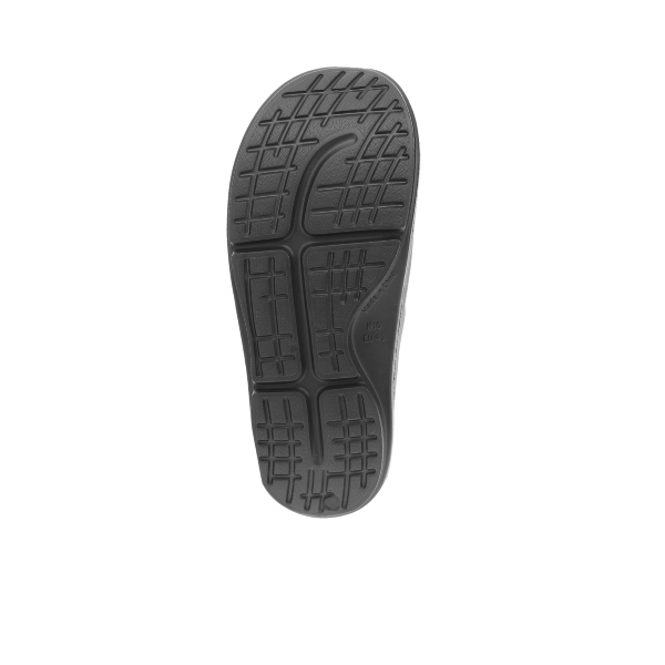 Sovella Men's Buckle Slide Black