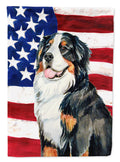 USA American Flag with Bernese Mountain Dog Garden Flag Mailbox Decorative Yard Banner Outside Patio Artwork for Flower Beds, Garden Size, Multicolor