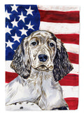 USA American Flag with English Setter Garden Flag Mailbox Decorative Yard Banner Outside Patio Artwork for Flower Beds, Garden Size, Multicolor