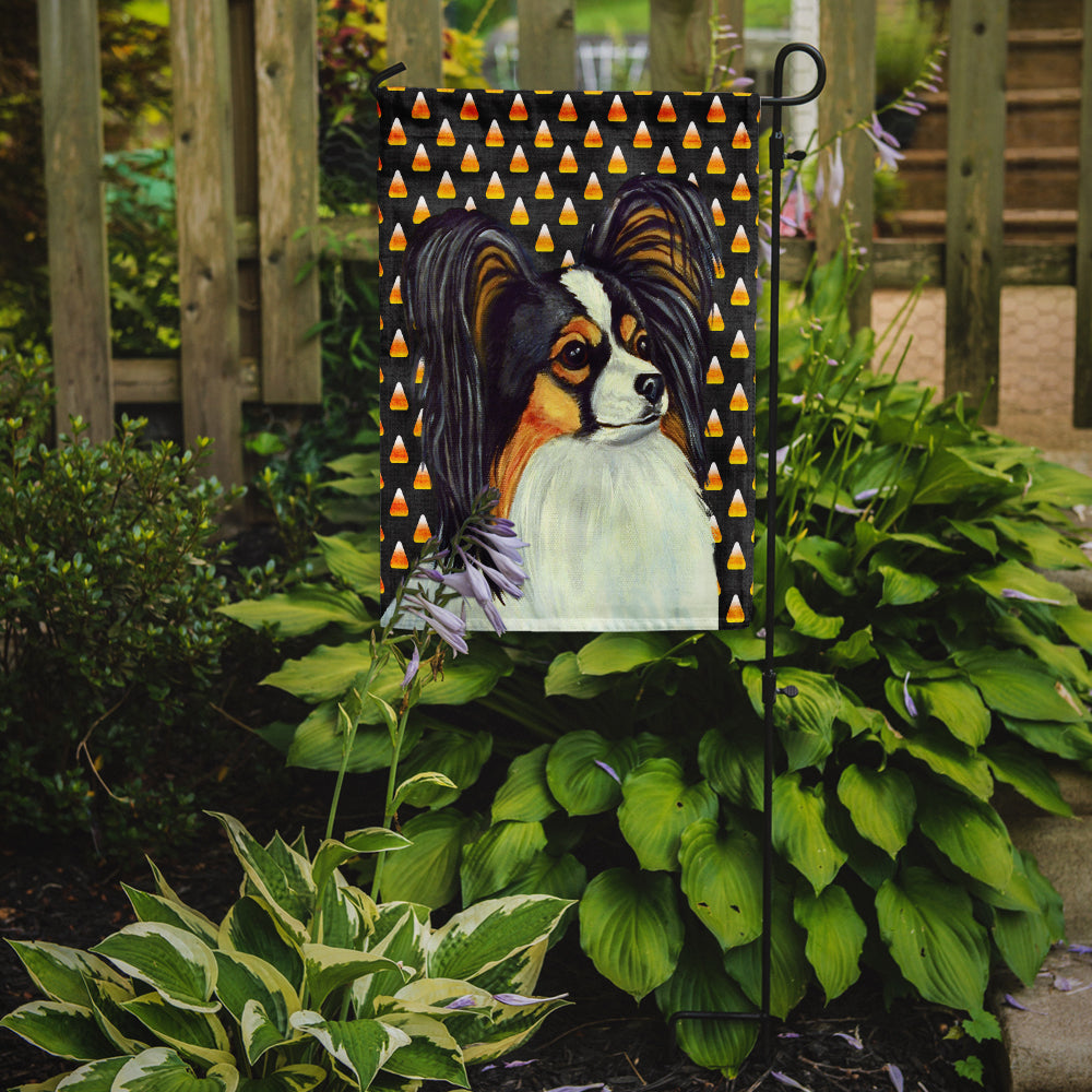 Papillon Candy Corn Halloween Portrait Garden Flag Mailbox Decorative Yard Banner Outside Patio Artwork for Flower Beds, Garden Size, Multicolor