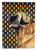 Leonberger Candy Corn Halloween Portrait Garden Flag Mailbox Decorative Yard Banner Outside Patio Artwork for Flower Beds, Garden Size, Multicolor