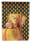 Vizsla Candy Corn Halloween Portrait Garden Flag Mailbox Decorative Yard Banner Outside Patio Artwork for Flower Beds, Garden Size, Multicolor