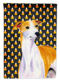 Whippet Candy Corn Halloween Portrait Garden Flag Mailbox Decorative Yard Banner Outside Patio Artwork for Flower Beds, Garden Size, Multicolor