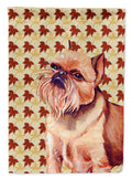 Brussels Griffon Fall Leaves Portrait Garden Flag Mailbox Decorative Yard Banner Outside Patio Artwork for Flower Beds, Garden Size, Multicolor