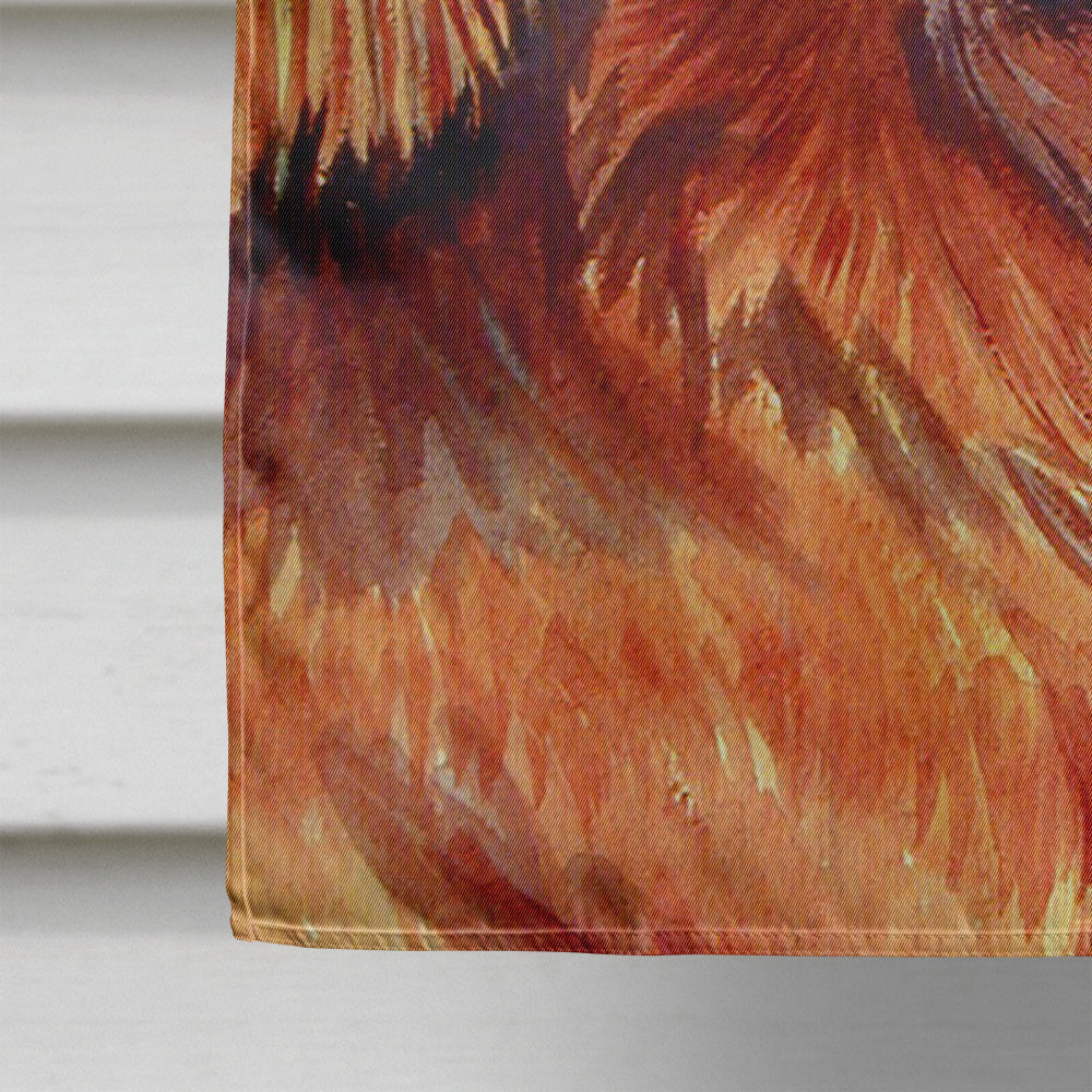 Irish Setter St. Patrick's Day Shamrock Portrait House Flag 28x40 Porch Sleeve Pole Decorative Outside Yard Banner Artwork Wall Hanging, Polyester