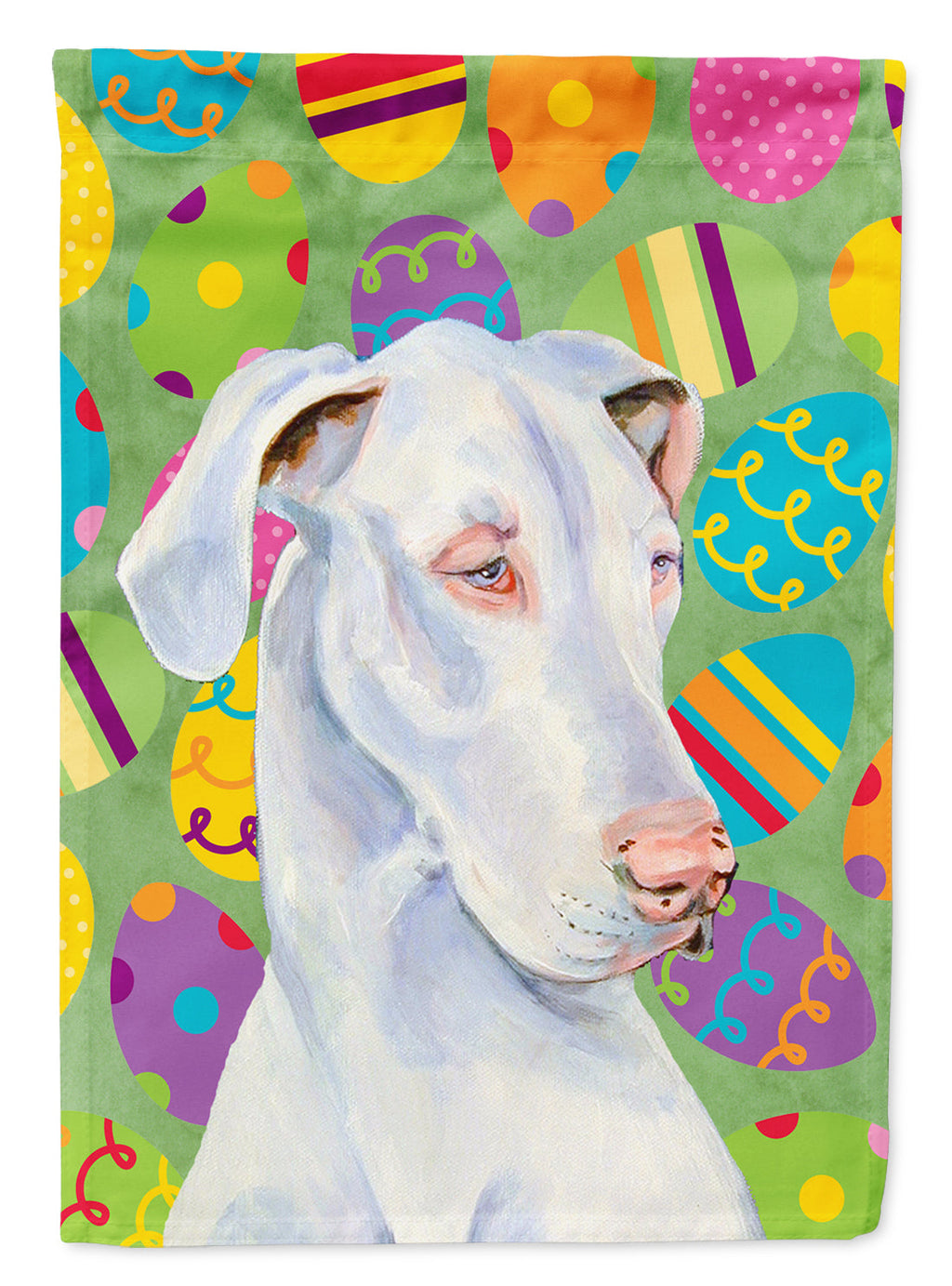 Great Dane Easter Eggtravaganza Garden Flag Mailbox Decorative Yard Banner Outside Patio Artwork for Flower Beds, Garden Size, Multicolor