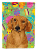 Dachshund Easter Eggtravaganza Garden Flag Mailbox Decorative Yard Banner Outside Patio Artwork for Flower Beds, Garden Size, Multicolor