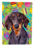 Dachshund Easter Eggtravaganza Garden Flag Mailbox Decorative Yard Banner Outside Patio Artwork for Flower Beds, Garden Size, Multicolor