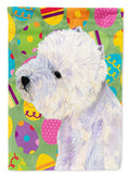 Westie Easter Eggtravaganza Garden Flag Mailbox Decorative Yard Banner Outside Patio Artwork for Flower Beds, Garden Size, Multicolor