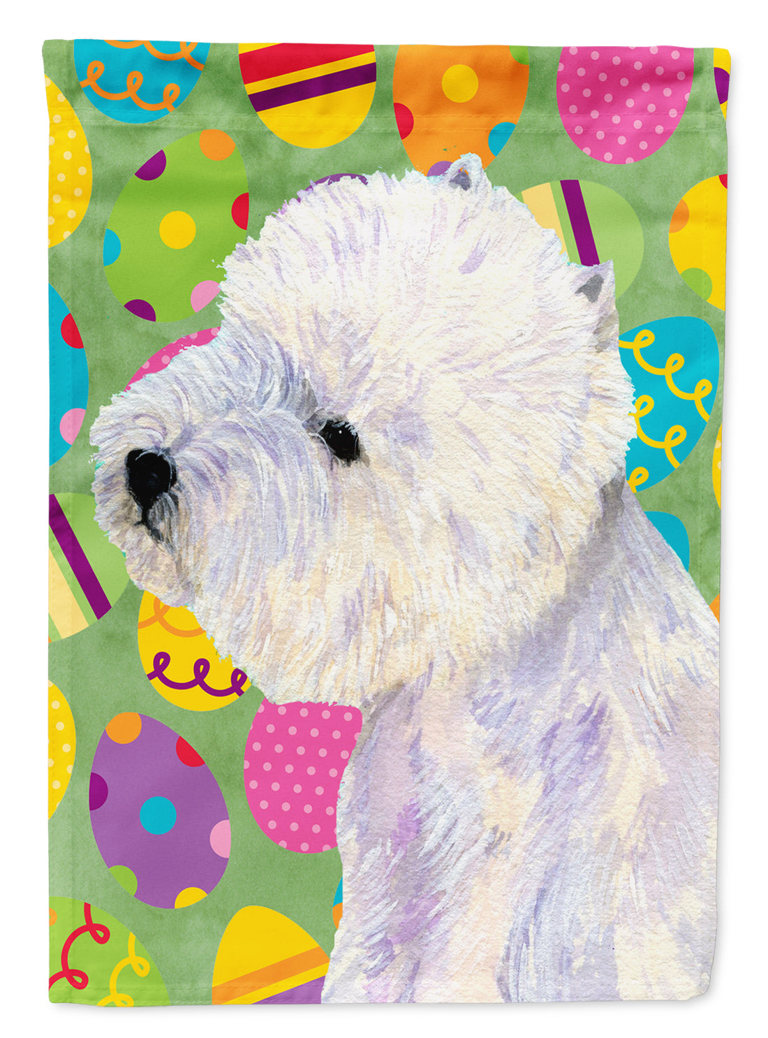 Westie Easter Eggtravaganza Garden Flag Mailbox Decorative Yard Banner Outside Patio Artwork for Flower Beds, Garden Size, Multicolor