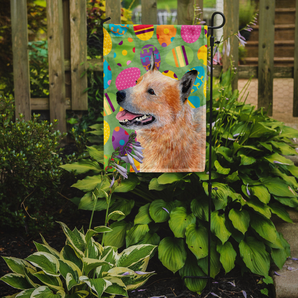Australian Cattle Dog Easter Eggtravaganza Garden Flag Mailbox Decorative Yard Banner Outside Patio Artwork for Flower Beds, Garden Size, Multicolor